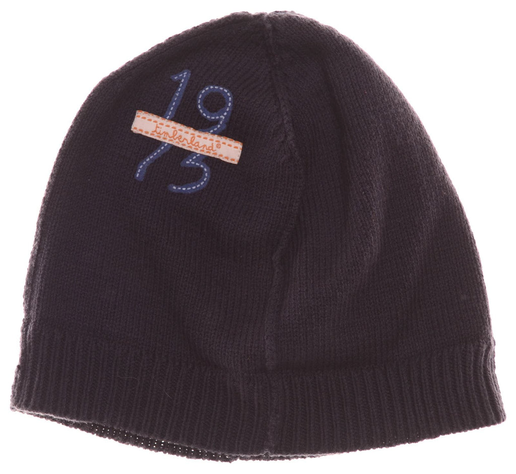 TIMBERLAND Boys Beanie Hat 12-18 Month Navy Blue Cotton | Vintage | Thrift | Second-Hand | Used Clothing | Messina Hembry 