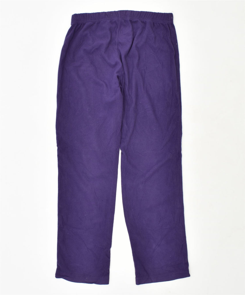 MOUNTAIN WAREHOUSE Womens Fleece Tracksuit Trousers UK 10 Small Purple | Vintage | Thrift | Second-Hand | Used Clothing | Messina Hembry 