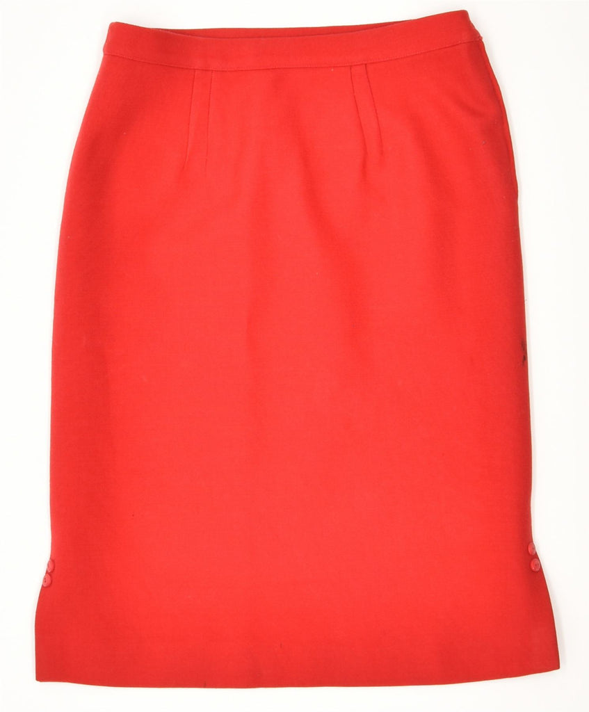 VINTAGE Womens A-Line Skirt W30 Medium Red | Vintage | Thrift | Second-Hand | Used Clothing | Messina Hembry 