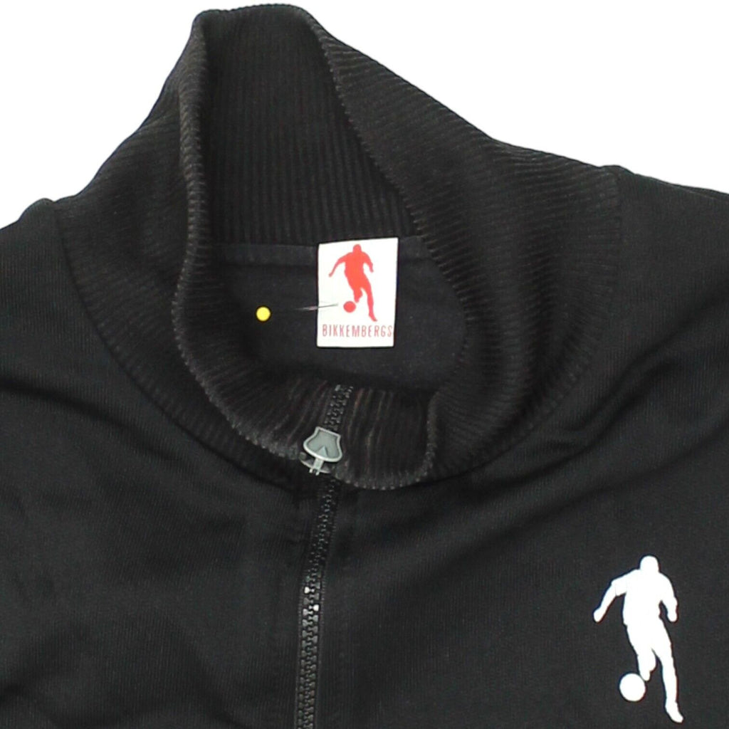 Bikkembergs Mens Black Full Zip Track Jacket | Vintage Designer Sportswear | Vintage Messina Hembry | Thrift | Second-Hand Messina Hembry | Used Clothing | Messina Hembry 