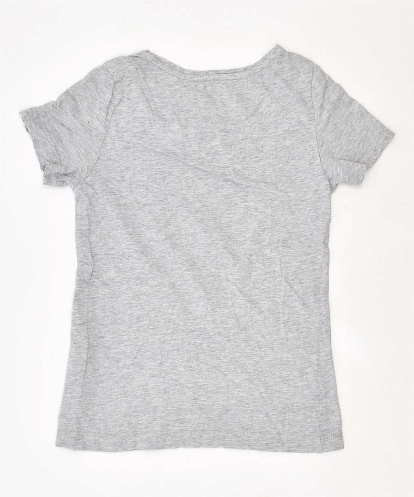 PUMA Girls Graphic T-Shirt Top 5-6 Years XS Grey Cotton | Vintage | Thrift | Second-Hand | Used Clothing | Messina Hembry 