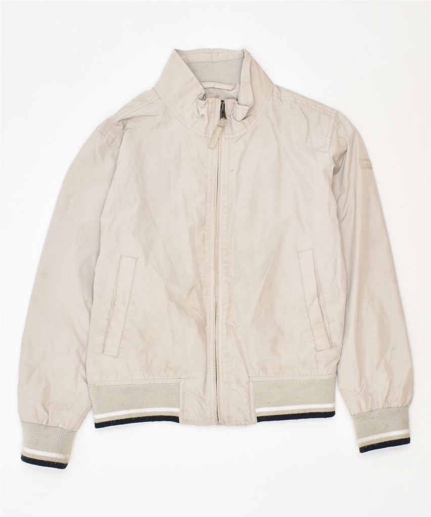 WOOLRICH Boys Bomber Jacket 7-8 Years Beige Polyester | Vintage | Thrift | Second-Hand | Used Clothing | Messina Hembry 