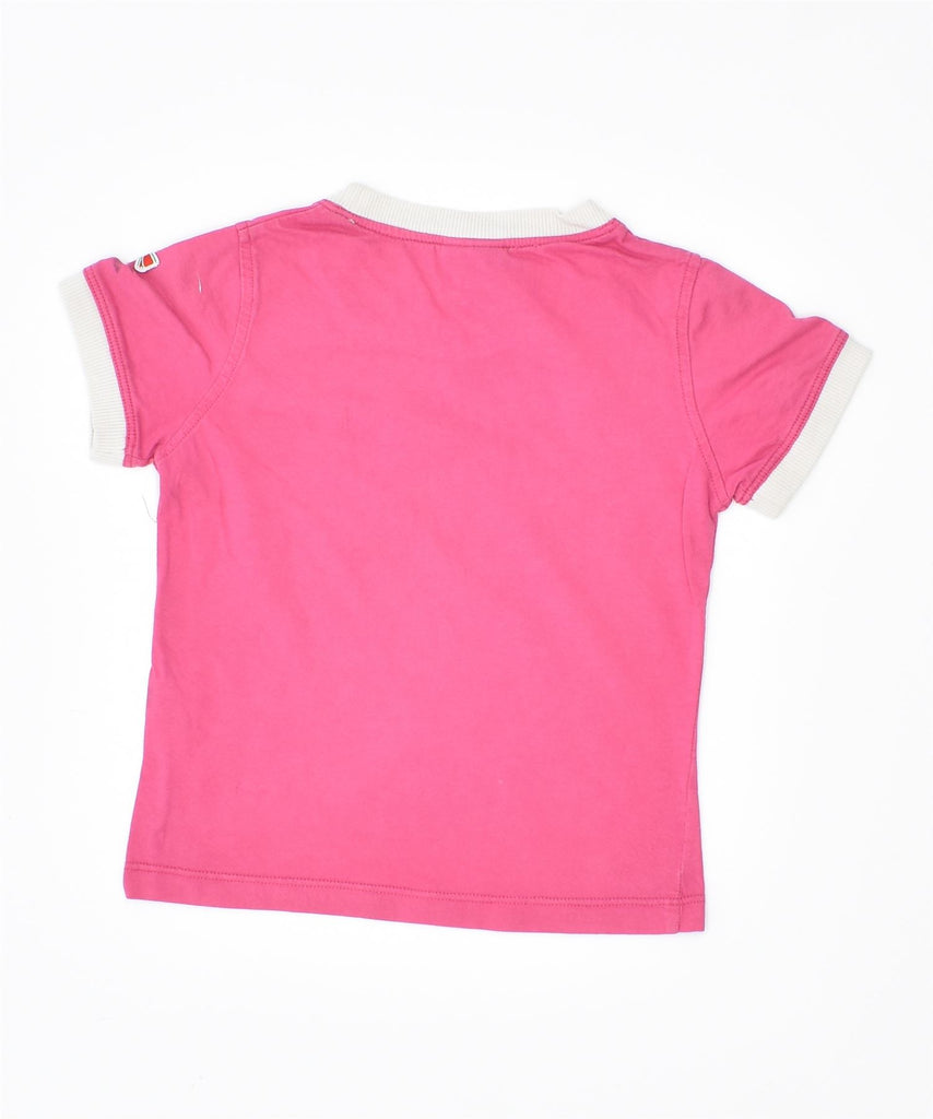 DIADORA Girls Graphic T-Shirt Top 7-8 Years Medium Pink Cotton | Vintage | Thrift | Second-Hand | Used Clothing | Messina Hembry 