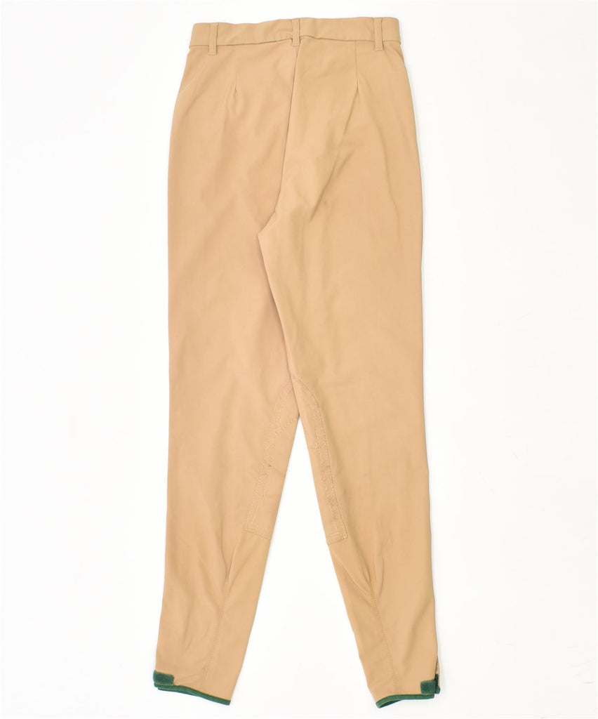 IL MONDO DEL CAVALLO Womens Horse Riding Slim Trousers W24 L28 Beige | Vintage | Thrift | Second-Hand | Used Clothing | Messina Hembry 