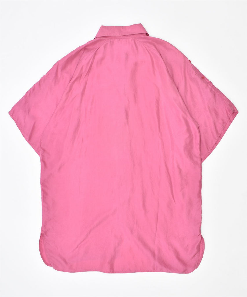 EQIPE Womens Short Sleeve Blouse Top UK 18 2XL Pink Vintage | Vintage | Thrift | Second-Hand | Used Clothing | Messina Hembry 