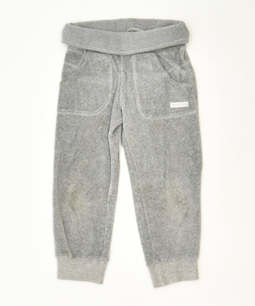 CHAMPION Girls High Waist Tracksuit Trousers Joggers 3-4 Years 2XS Grey | Vintage | Thrift | Second-Hand | Used Clothing | Messina Hembry 