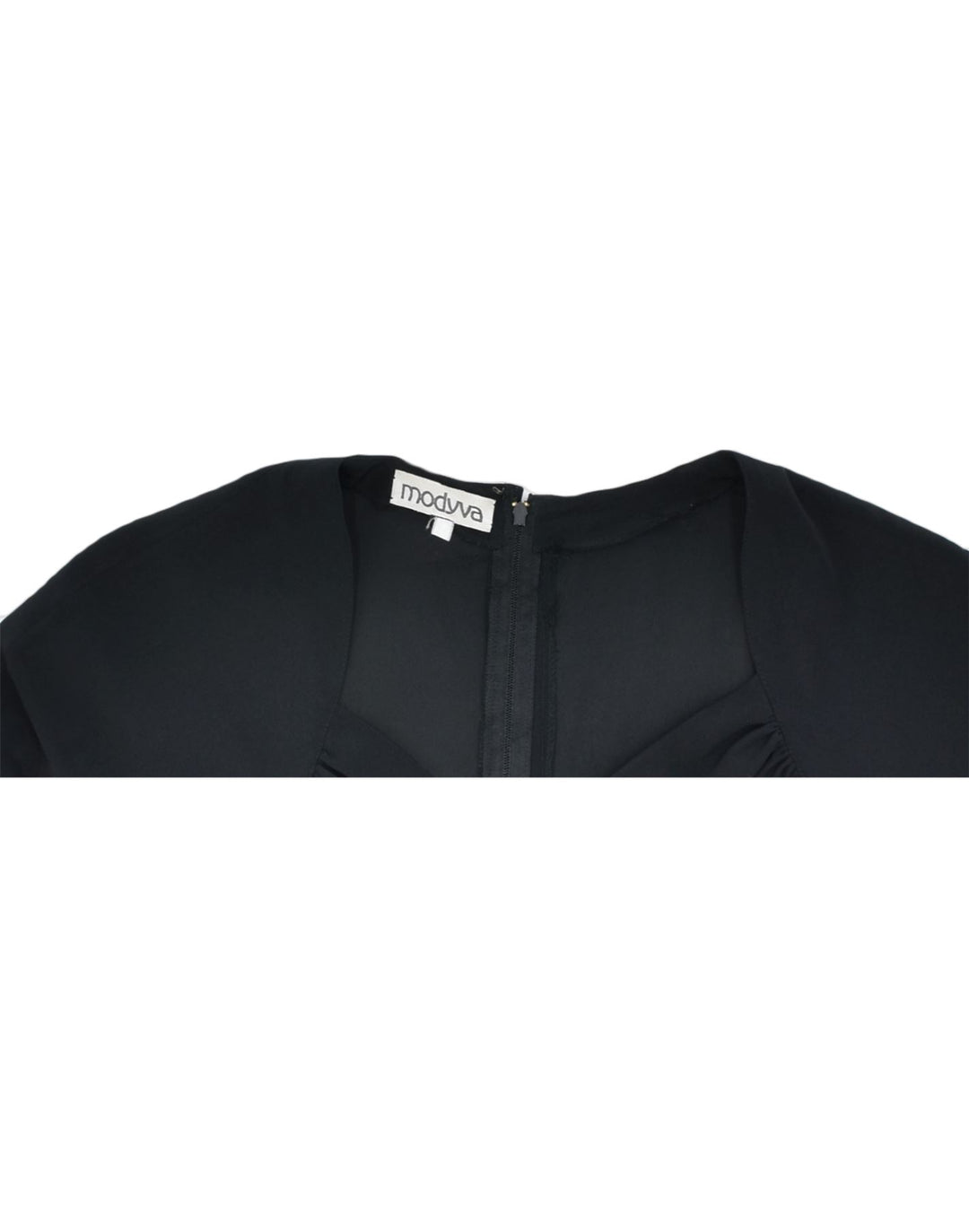 MODYVA Womens Sheath Dress UK12 Medium Black | Vintage | Thrift | Second-Hand | Used Clothing | Messina Hembry 