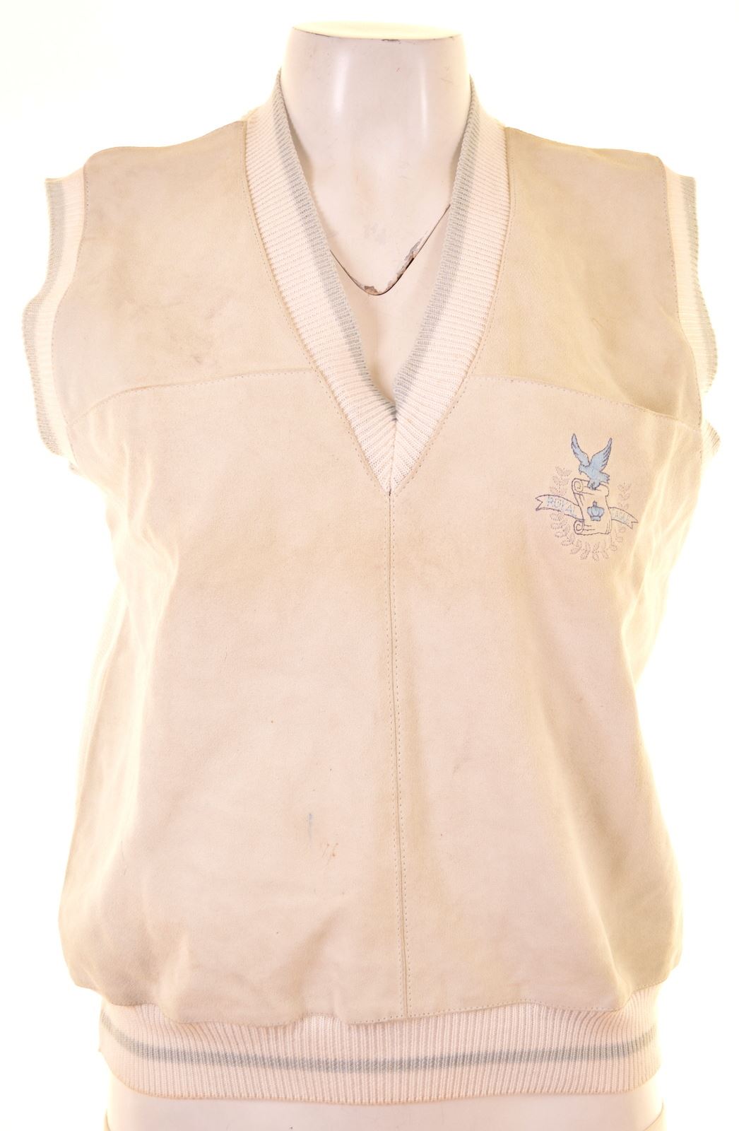 CIUNGA Girls Vest Tank Top 13-14 Years Off White Cotton Laether - Second Hand & Vintage Designer Clothing - Messina Hembry
