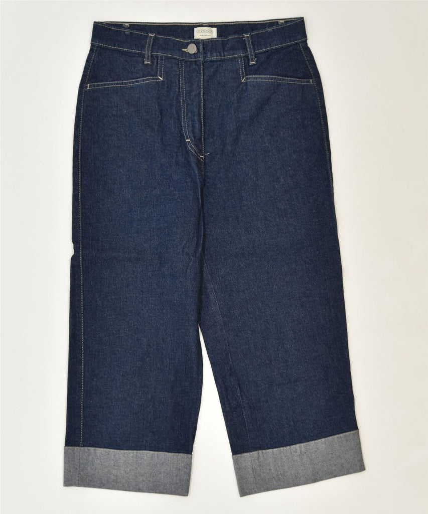 CANDA Womens Capri Straight Jeans EU 38 Medium W30 L21 Navy Blue Classic | Vintage | Thrift | Second-Hand | Used Clothing | Messina Hembry 