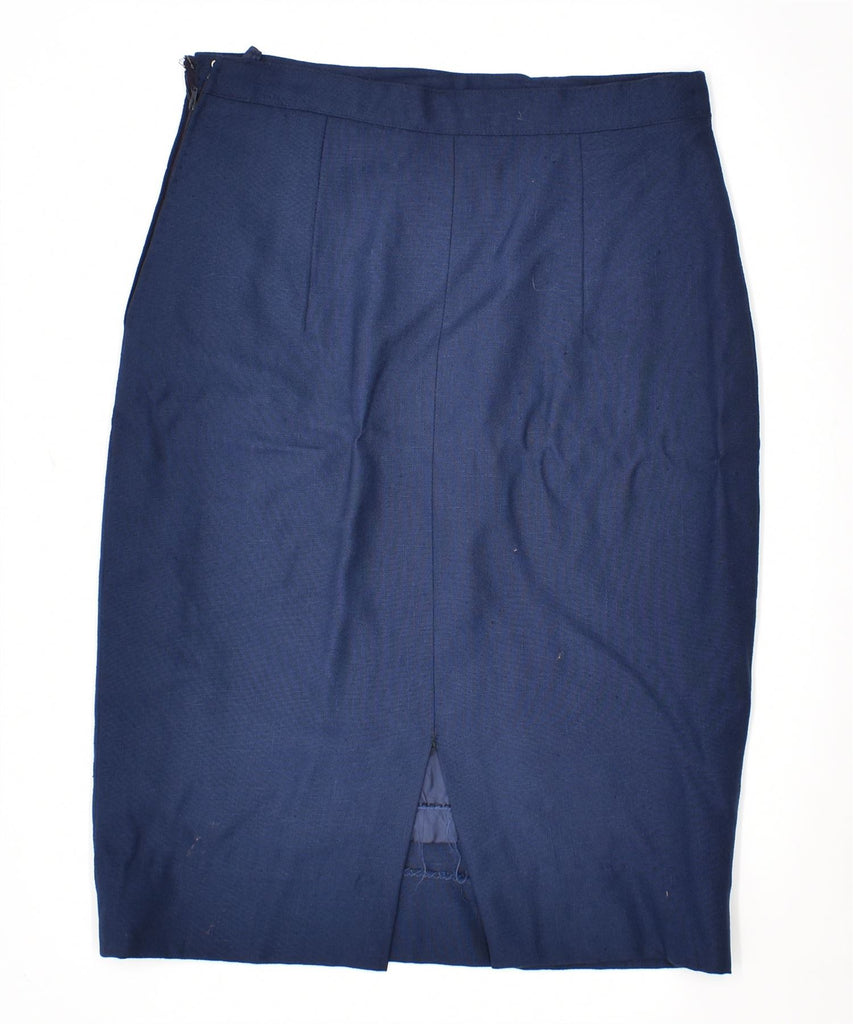 LUISA SPAGNOLI Womens Pencil Skirt W26 Small Blue | Vintage | Thrift | Second-Hand | Used Clothing | Messina Hembry 