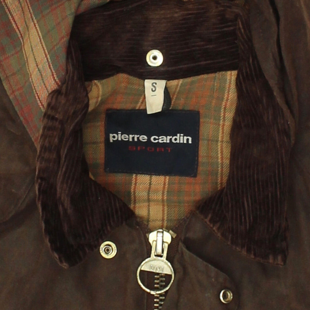 Pierre Cardin Sport Mens Brown Hooded Wax Cotton Coat | Vintage Designer VTG | Vintage Messina Hembry | Thrift | Second-Hand Messina Hembry | Used Clothing | Messina Hembry 