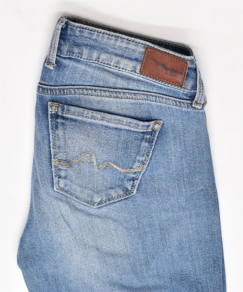 PEPE JEANS Womens Slim Jeans W28 L33 Blue Cotton | Vintage | Thrift | Second-Hand | Used Clothing | Messina Hembry 