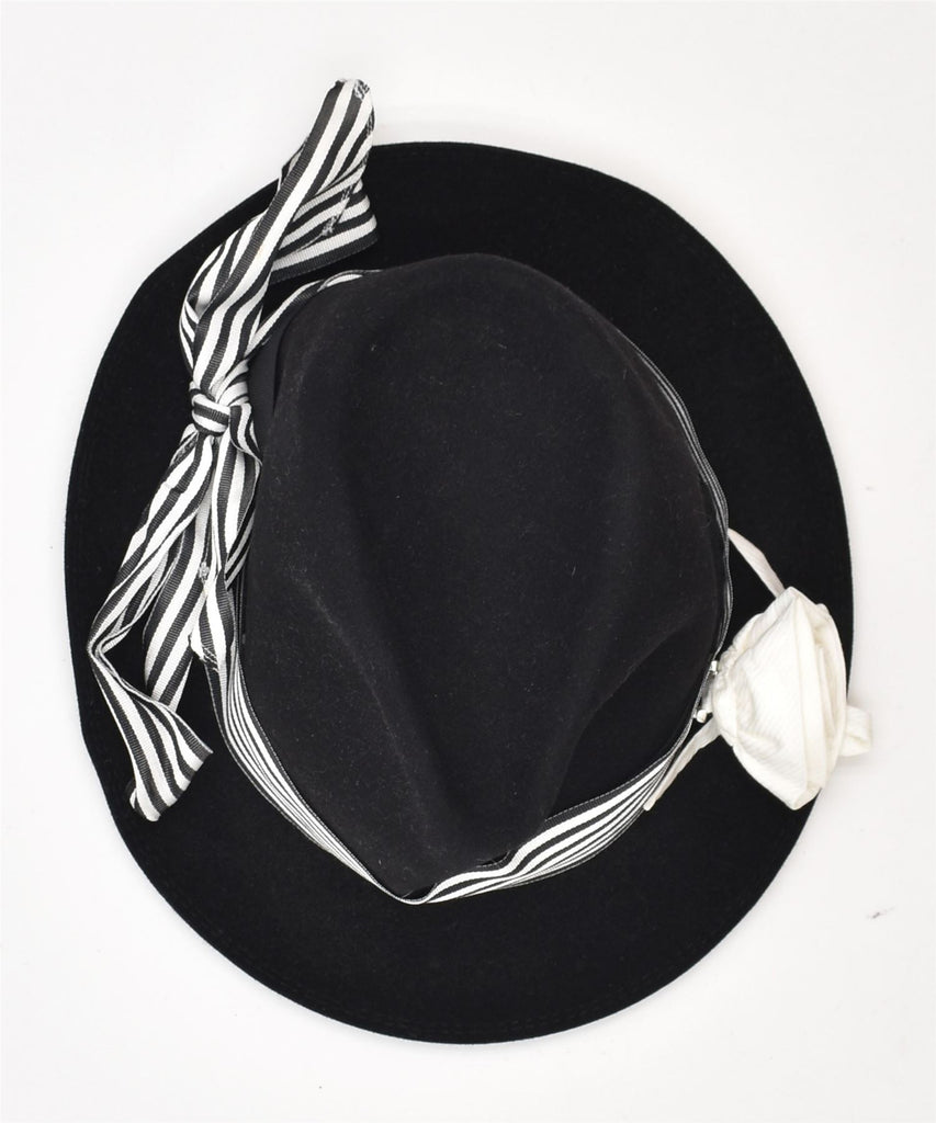MAYSER Womens Homburg Hat One Size Black Vintage | Vintage | Thrift | Second-Hand | Used Clothing | Messina Hembry 