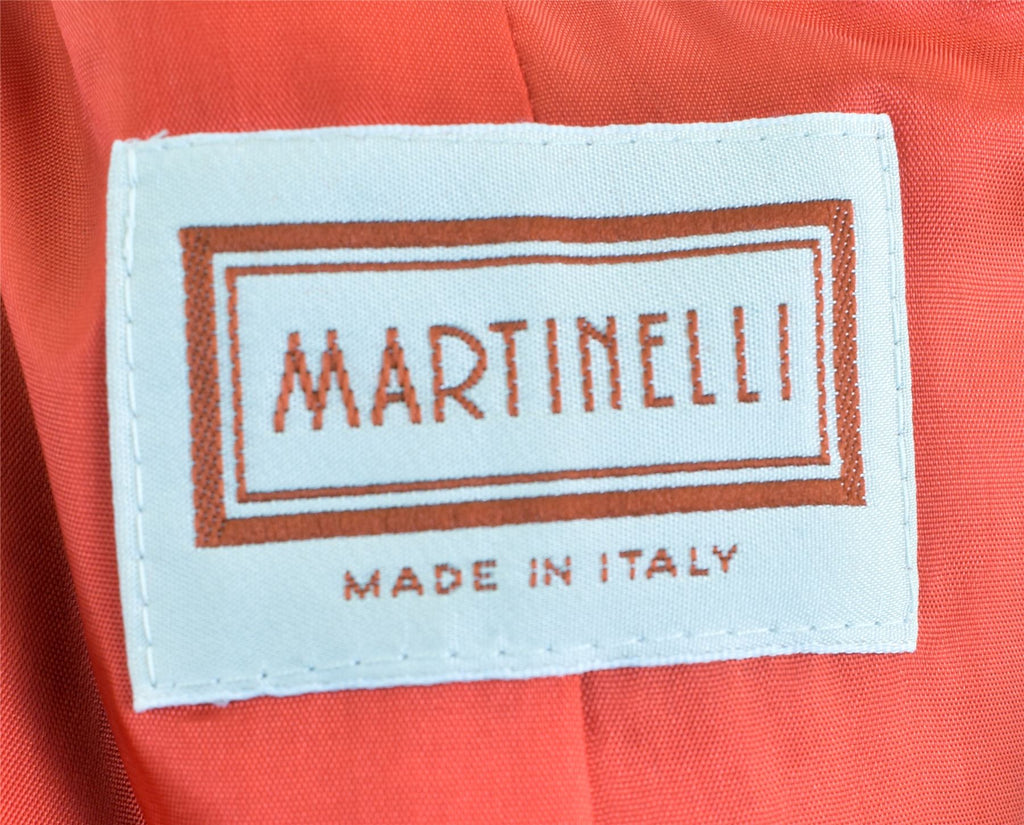 MARTINELLI Womens Overcoat IT 44 Medium Red Vintage | Vintage | Thrift | Second-Hand | Used Clothing | Messina Hembry 