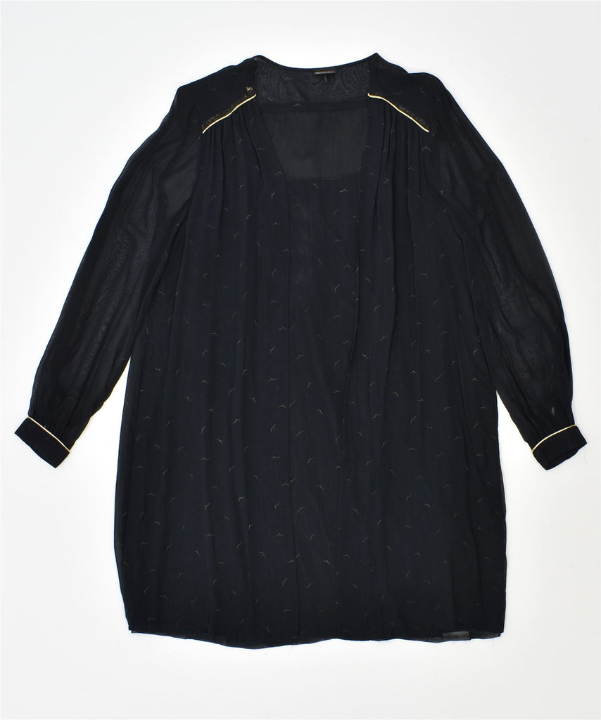 CHIC Womens Blouse Top UK 14 Large Black Vintage | Vintage | Thrift | Second-Hand | Used Clothing | Messina Hembry 