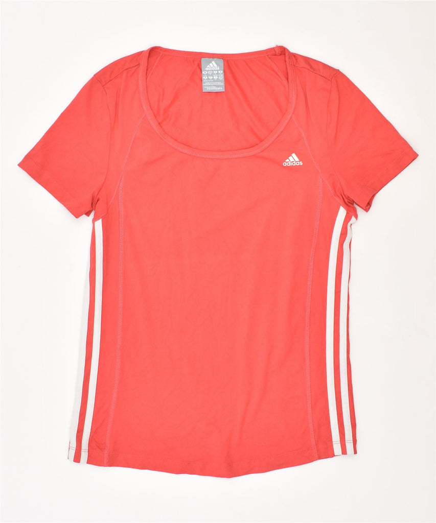 ADIDAS Womens Climalite T-Shirt Top UK 8/10 Small Pink Polyester | Vintage | Thrift | Second-Hand | Used Clothing | Messina Hembry 