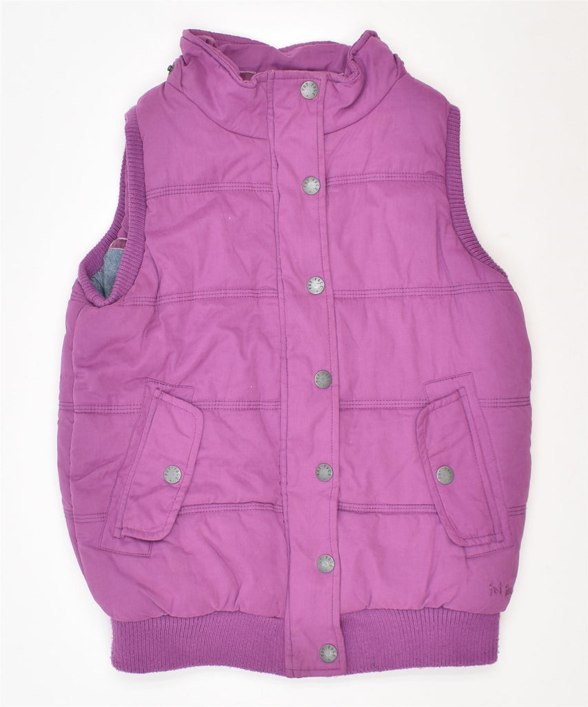 FAT FACE Girls Padded Gilet 10-11 Years Purple Polyester | Vintage | Thrift | Second-Hand | Used Clothing | Messina Hembry 