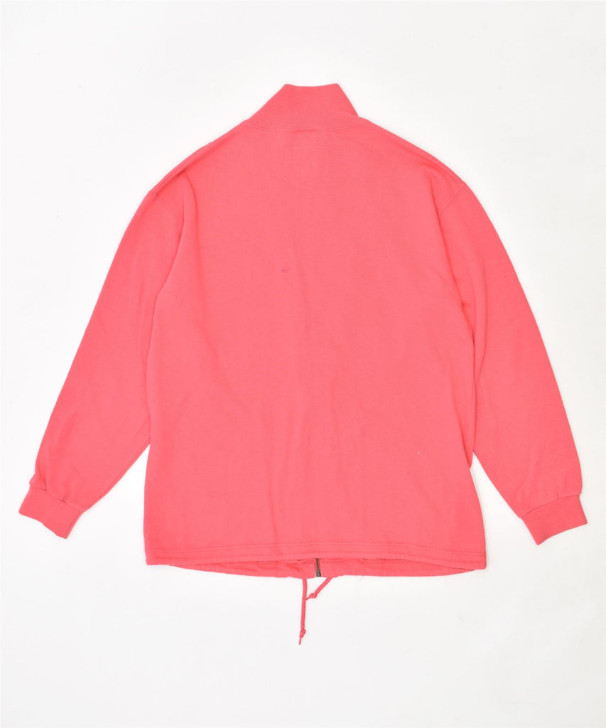 CHAMPION Womens Tracksuit Top Jacket UK 10 Small Pink Cotton | Vintage | Thrift | Second-Hand | Used Clothing | Messina Hembry 