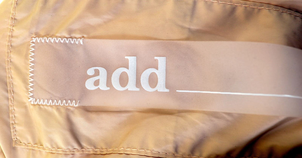 ADD Womens Rain Jacket UK 16 Large Beige Nylon - Second Hand & Vintage Designer Clothing - Messina Hembry