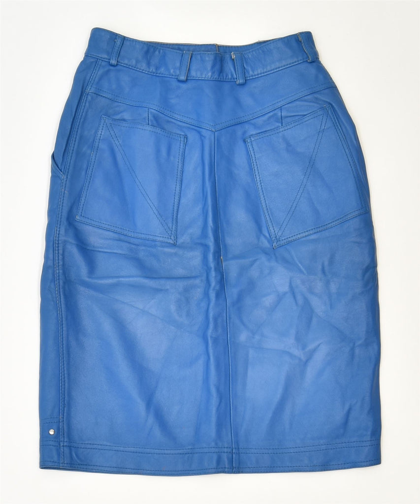 MALGARI Womens Pencil Skirt IT 40 Small W24 Blue Classic Vintage | Vintage | Thrift | Second-Hand | Used Clothing | Messina Hembry 