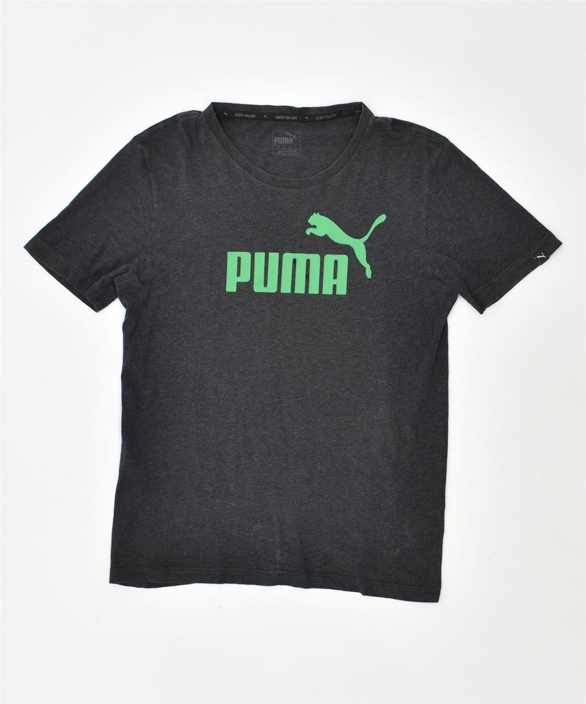 PUMA Mens Graphic T-Shirt Top Small Grey Cotton | Vintage | Thrift | Second-Hand | Used Clothing | Messina Hembry 