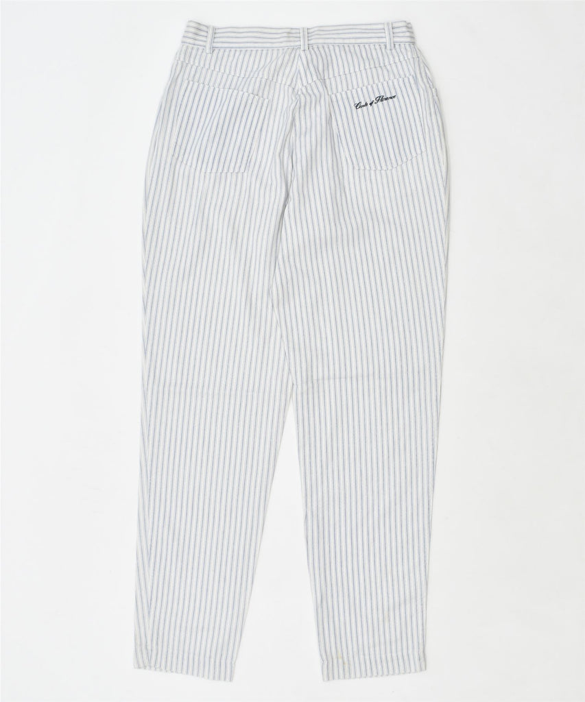 CONTE OF FLORENCE Womens Slim Casual Trousers IT 48 Xl W31 L31 White | Vintage | Thrift | Second-Hand | Used Clothing | Messina Hembry 