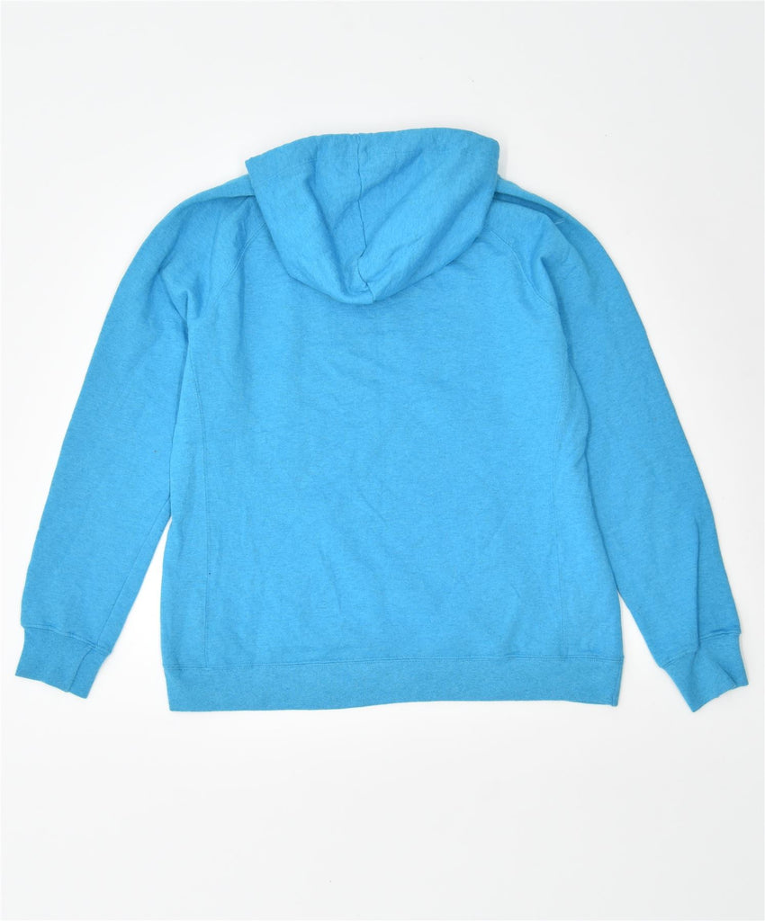 CHAMPION Womens Hoodie Jumper UK 18 XL Blue Cotton | Vintage | Thrift | Second-Hand | Used Clothing | Messina Hembry 