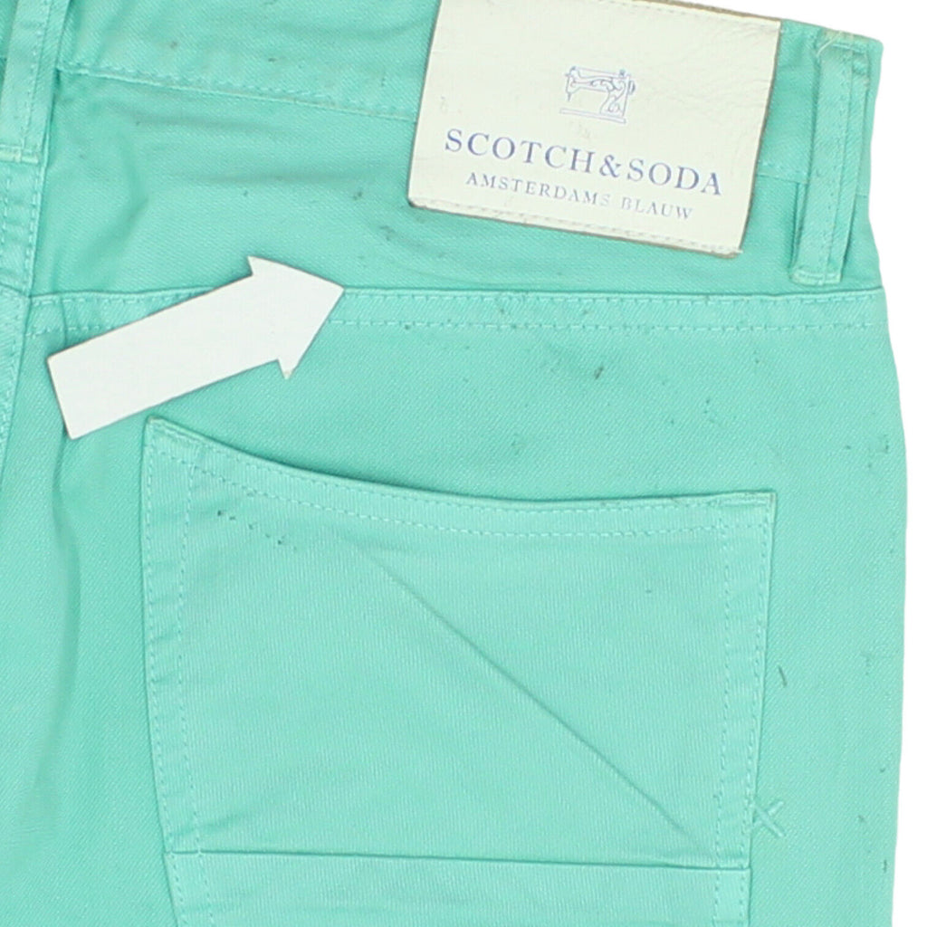Scotch & Soda Mens Mint Green Tapered Jeans | Vintage High End Designer Denim | Vintage Messina Hembry | Thrift | Second-Hand Messina Hembry | Used Clothing | Messina Hembry 