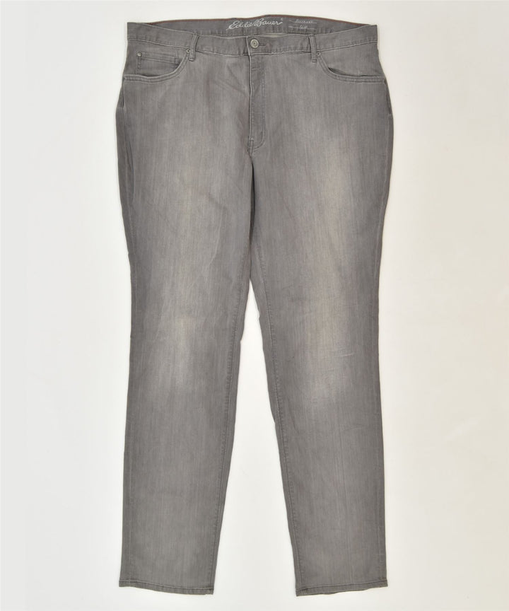 EDDIE BAUER Womens Boyfriend Slim Jeans W40 L34 Grey Cotton Classic | Vintage | Thrift | Second-Hand | Used Clothing | Messina Hembry 