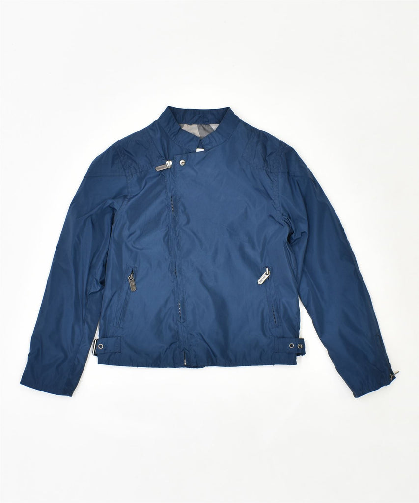 PIAZA ITALIA Boys Bomber Jacket 5-6 Years Navy Blue Polyester Vintage | Vintage | Thrift | Second-Hand | Used Clothing | Messina Hembry 