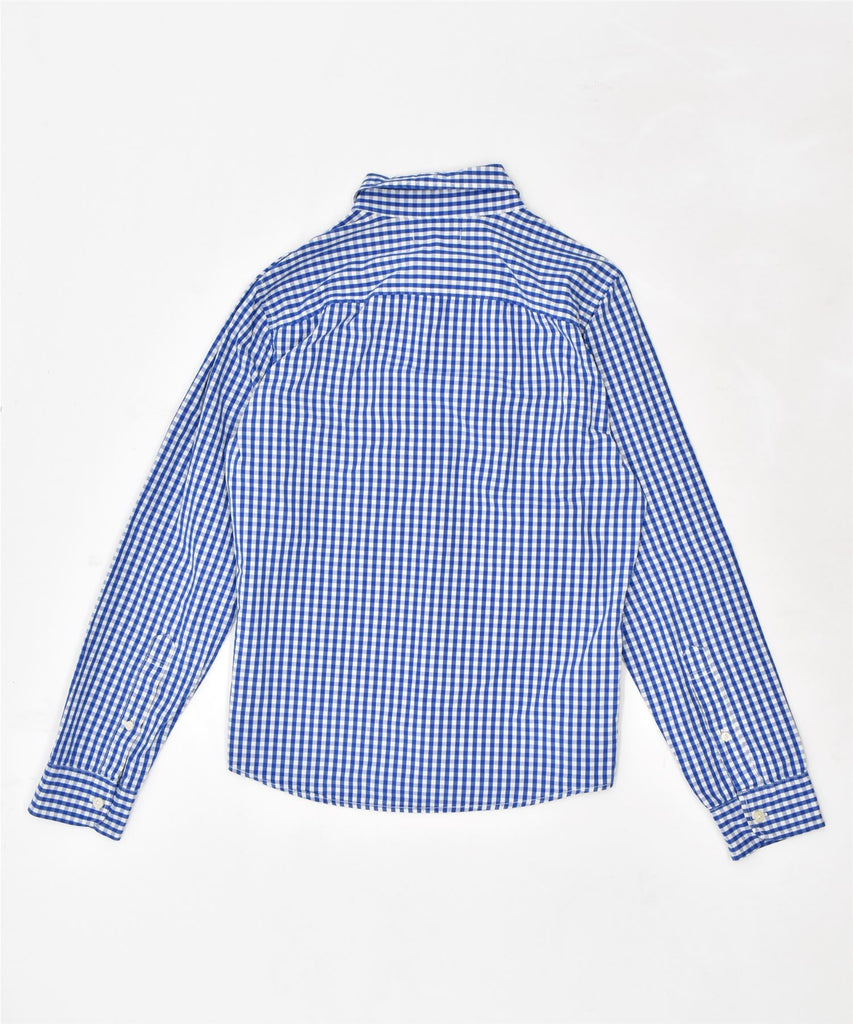 HOLLISTER Mens Shirt Small Blue Gingham Cotton | Vintage | Thrift | Second-Hand | Used Clothing | Messina Hembry 