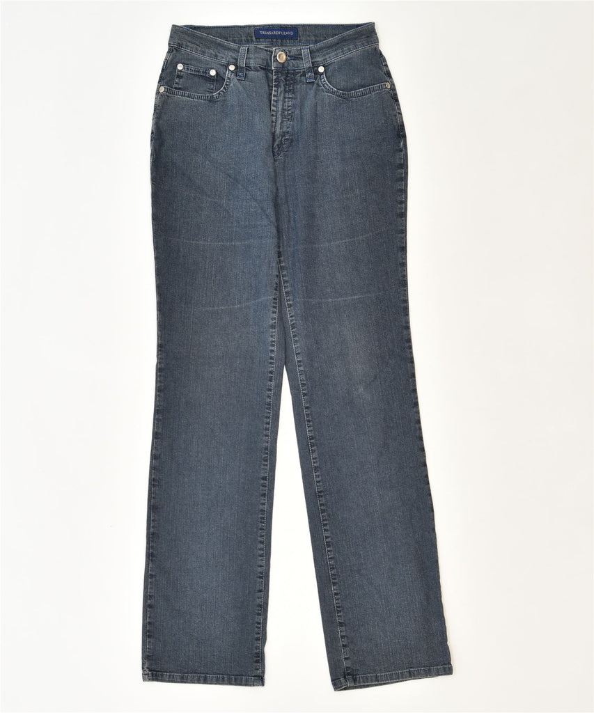 TRUSSARDI Womens Straight Jeans W28 L32 Blue Cotton Classic | Vintage | Thrift | Second-Hand | Used Clothing | Messina Hembry 