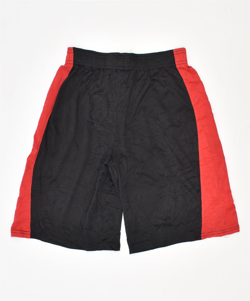 RUSSELL ATHLETIC Boys Sport Shorts 10-11 Years Large Black Polyester | Vintage | Thrift | Second-Hand | Used Clothing | Messina Hembry 