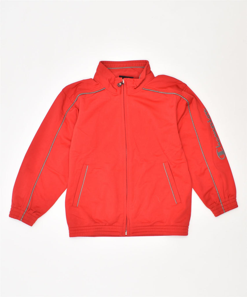 CHAMPION Boys Tracksuit Top Jacket 5-6 Years Red Polyester | Vintage | Thrift | Second-Hand | Used Clothing | Messina Hembry 