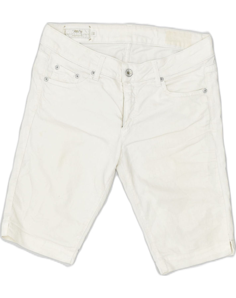 MARLBORO CLASSICS Womens Casual Shorts W30 Medium White | Vintage | Thrift | Second-Hand | Used Clothing | Messina Hembry 