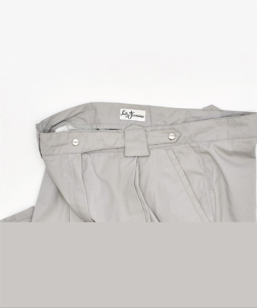 LADY FERRINIO Womens Slim Chino Trousers EU 44 Large W32 L28 Grey | Vintage | Thrift | Second-Hand | Used Clothing | Messina Hembry 