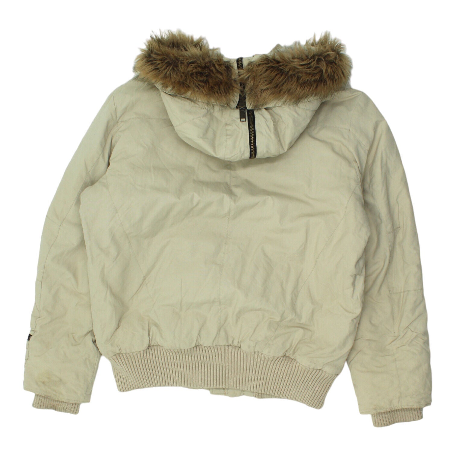 Designer Kidz - SARAH FAUX FUR JACKET - IVORY