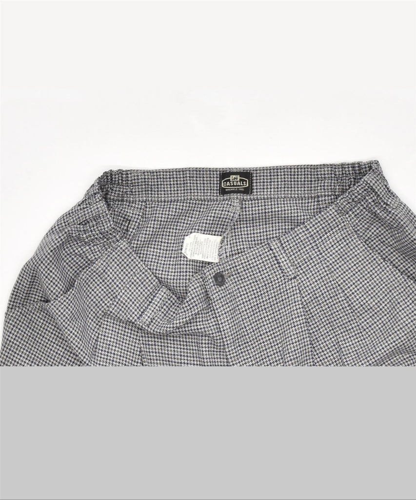 LEE Womens Pegged Casual Trousers US 16 2 XL W35 L26 Grey Check Cotton | Vintage | Thrift | Second-Hand | Used Clothing | Messina Hembry 