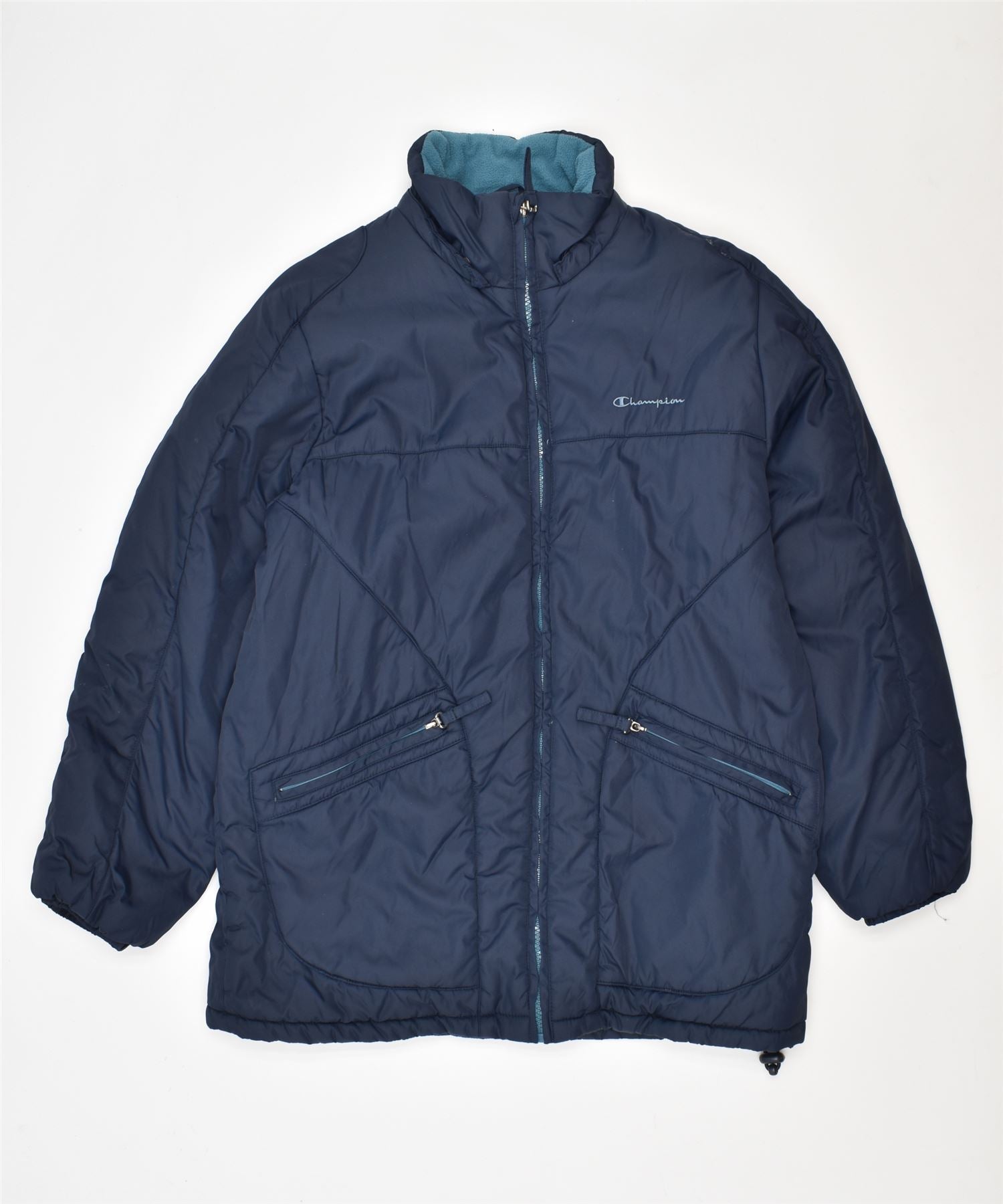 Padded Jacket Champion Jacket Kids Navy Boys Padded Parka Navy