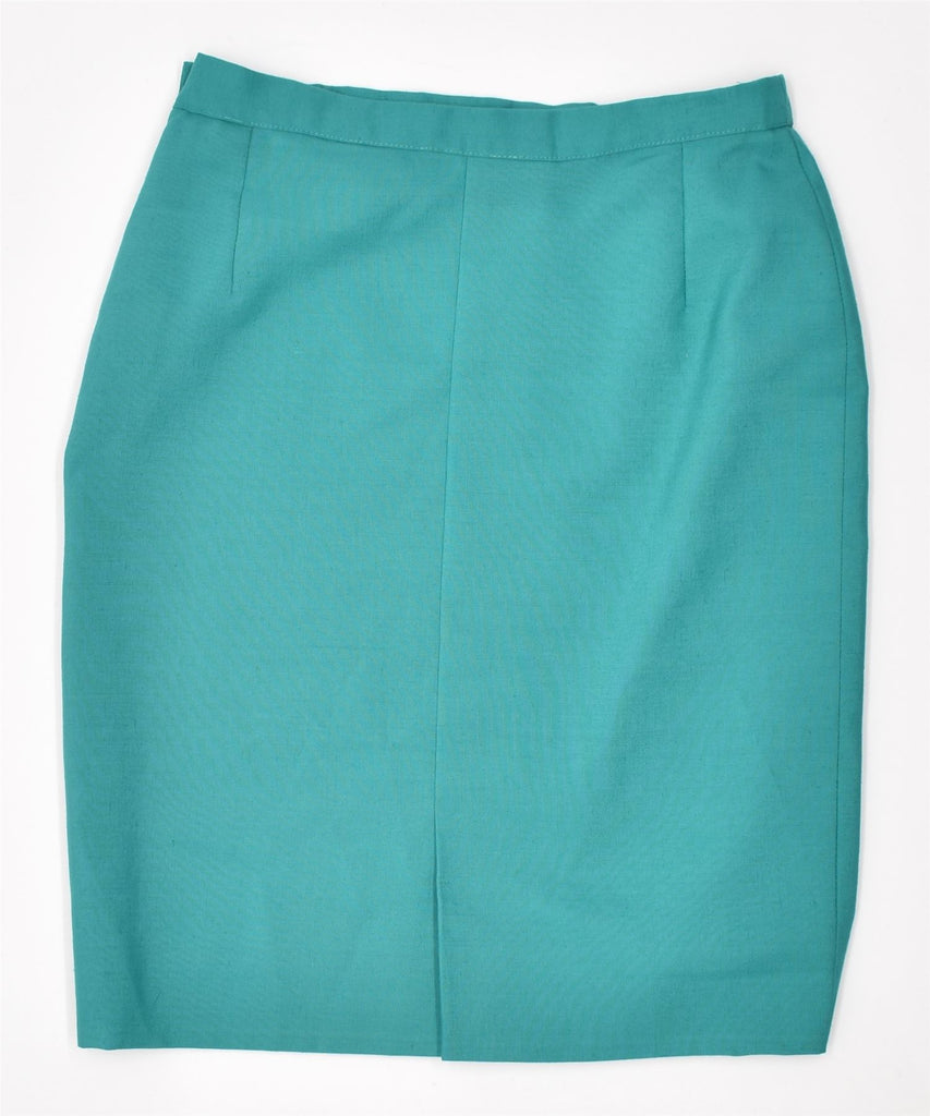 VINTAGE Womens Pencil Skirt Small W27 Green | Vintage | Thrift | Second-Hand | Used Clothing | Messina Hembry 