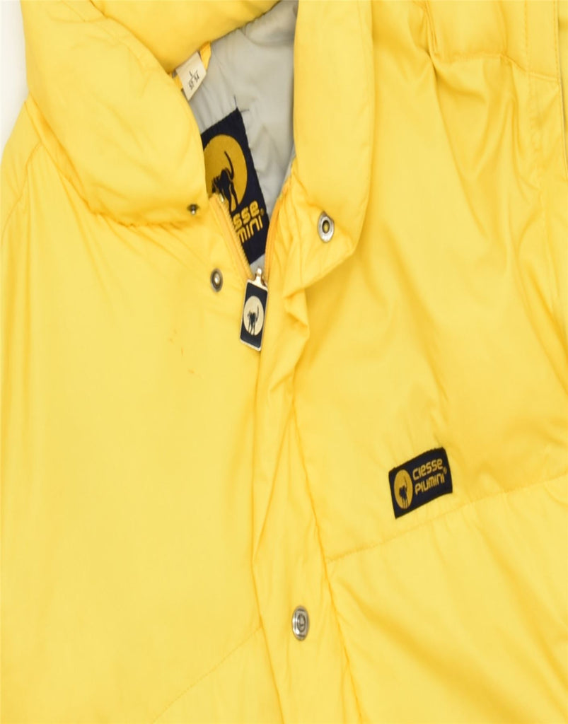 CIESSE PIUMINI Mens Padded Jacket IT 52/54 Large Yellow | Vintage | Thrift | Second-Hand | Used Clothing | Messina Hembry 