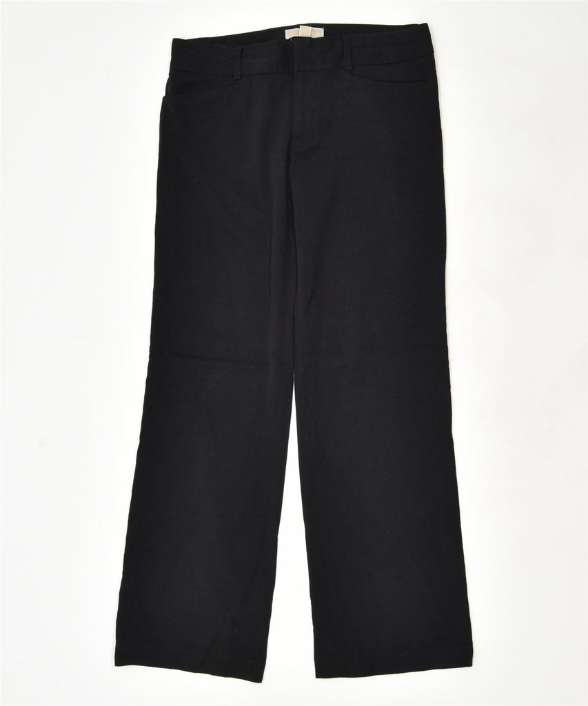 MICHAEL KORS Womens Straight Casual Trousers US 6 Medium W32 L31 Black | Vintage | Thrift | Second-Hand | Used Clothing | Messina Hembry 