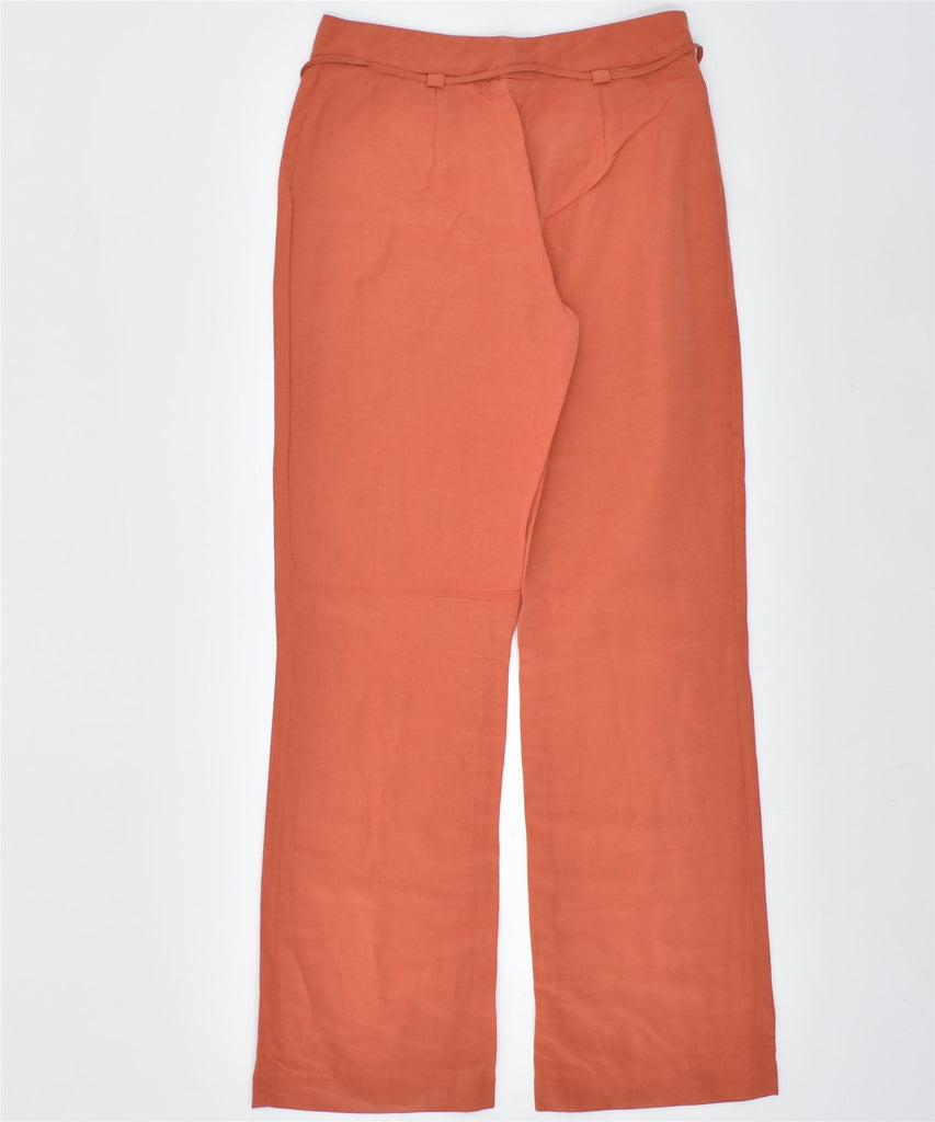 S.O'LIVER Womens Marla Straight Casual Trousers W27 L30 Orange Polyamide | Vintage | Thrift | Second-Hand | Used Clothing | Messina Hembry 