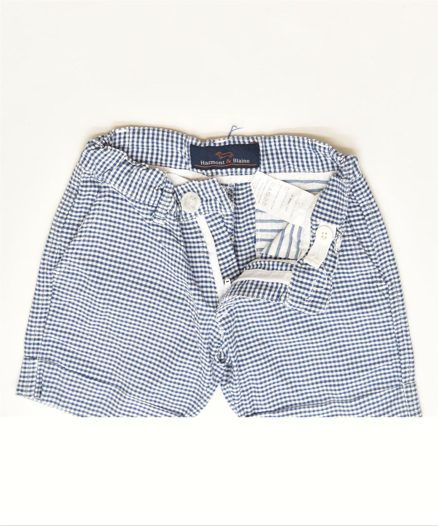 HARMONT & BLAINE Boys Chino Shorts 12-18 Months W18 Blue Cotton Classic | Vintage | Thrift | Second-Hand | Used Clothing | Messina Hembry 