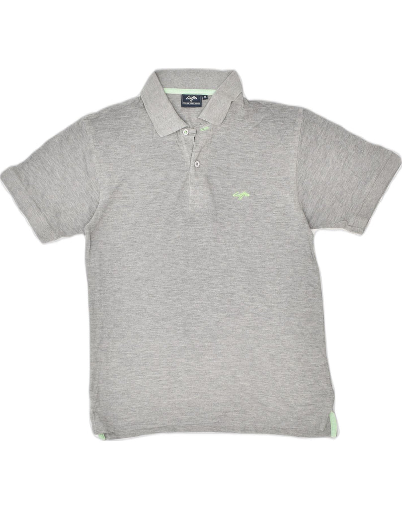 LOTTO Mens Polo Shirt Medium Grey | Vintage | Thrift | Second-Hand | Used Clothing | Messina Hembry 