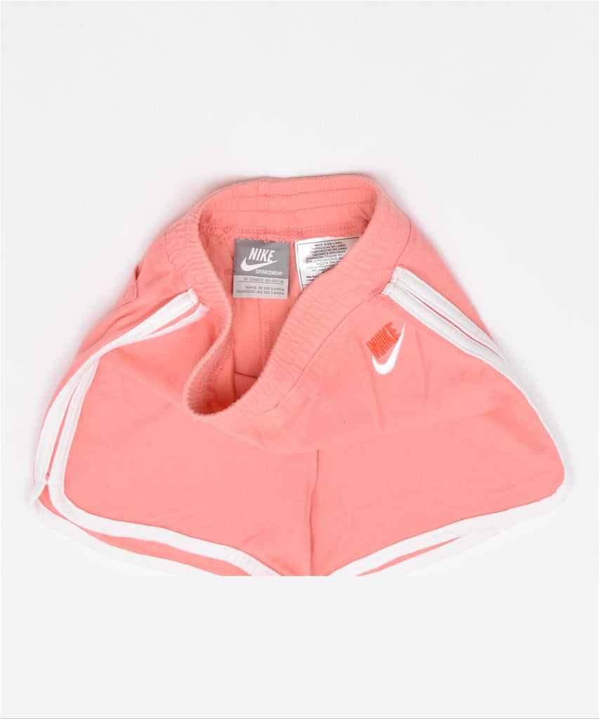 NIKE Girls Sport Shorts 12-18 Months Pink Cotton | Vintage | Thrift | Second-Hand | Used Clothing | Messina Hembry 