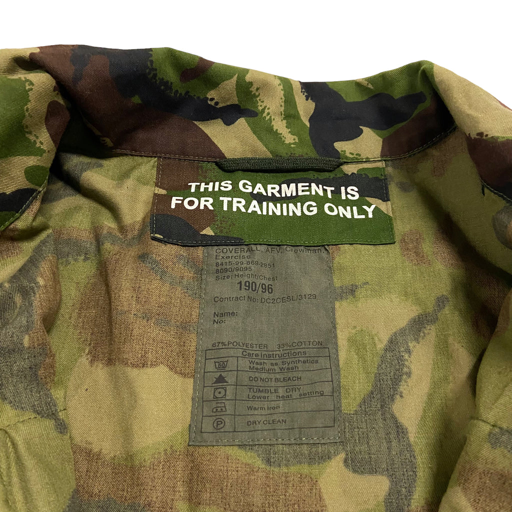 Military Camouflage Crewman Coverall Bodysuit | Vintage Army Surplus Green VTG | Vintage Messina Hembry | Thrift | Second-Hand Messina Hembry | Used Clothing | Messina Hembry 