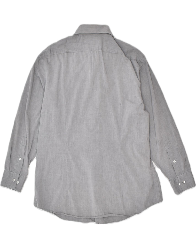 DKNY Mens Shirt Size 16 1/2 Large Grey Cotton | Vintage | Thrift | Second-Hand | Used Clothing | Messina Hembry 