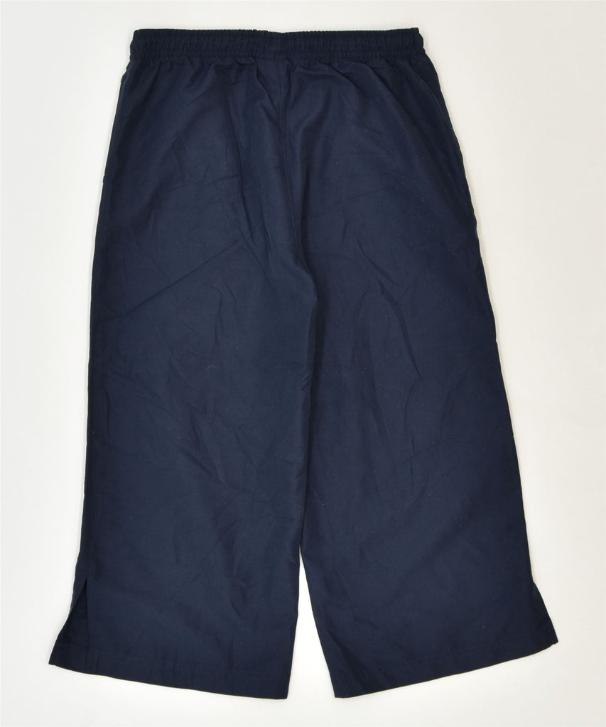 CHAMPION Girls Capri Trousers 11-12 Years Navy Blue Polyester Sports | Vintage | Thrift | Second-Hand | Used Clothing | Messina Hembry 