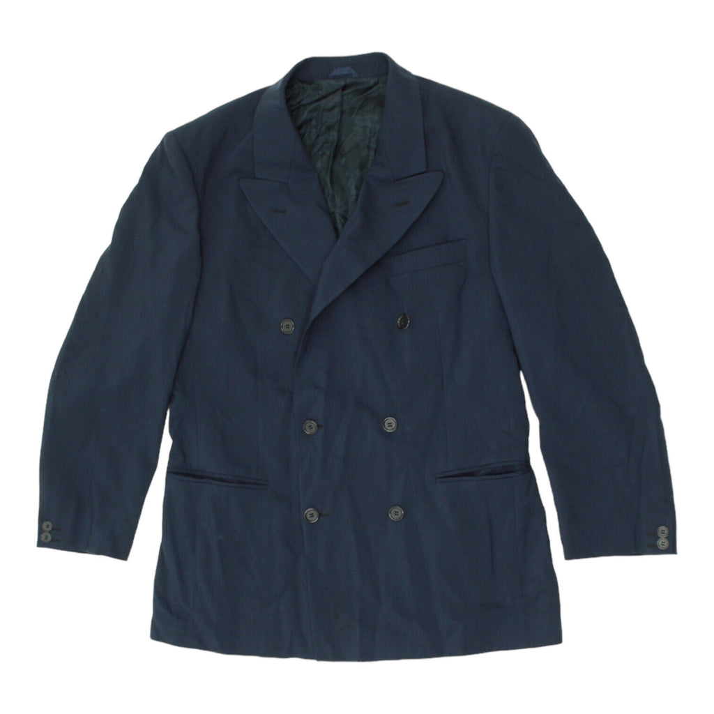 Cacharel Double Breasted Navy Blazer Jacket | Vintage High End Designer VTG | Vintage Messina Hembry | Thrift | Second-Hand Messina Hembry | Used Clothing | Messina Hembry 
